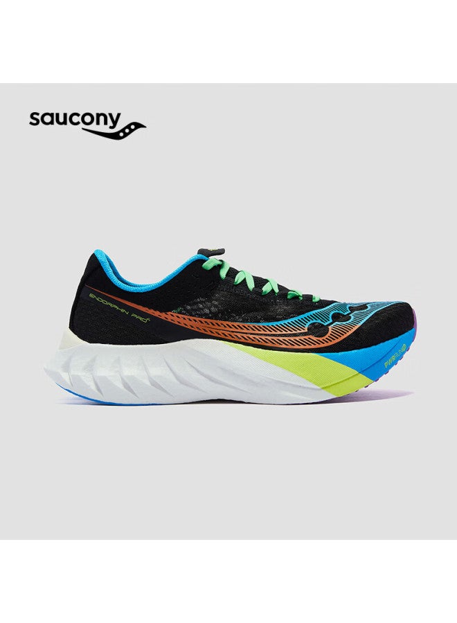 Saucony Kinvara 4 Future Black Racing Training Running Shoes Black Blue Size 43 - Image 1