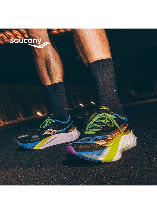 Saucony Kinvara 4 Future Black Racing Training Running Shoes Black Blue Size 43 - Image 3