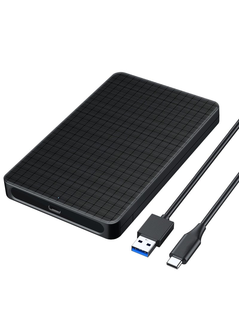 AROAQ Portable C Type Hard Disk Drive External HDD Enclosure Case Tool Free 5 Gbps Support - Image 4
