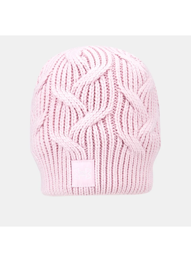 اندر ارمور Women's UA Halftime Cable Knit Beanie