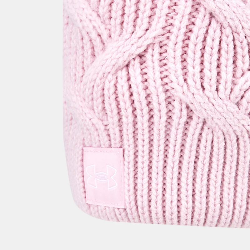 اندر ارمور قبعة حريمي UA Halftime Cable Knit