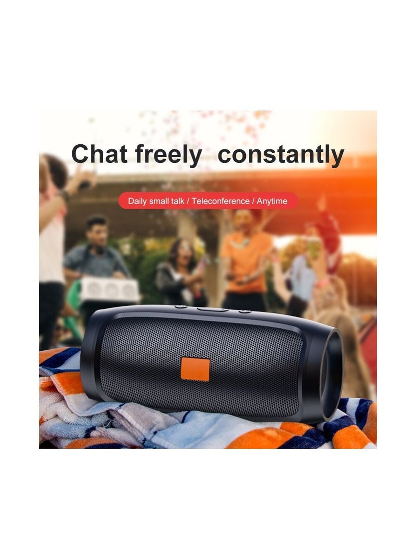 AROAQ Bluetooth Speaker Dual Speaker  Fm Voice Broadcasting Portable Subwoofer 50 Wireless Speaker - Image 2