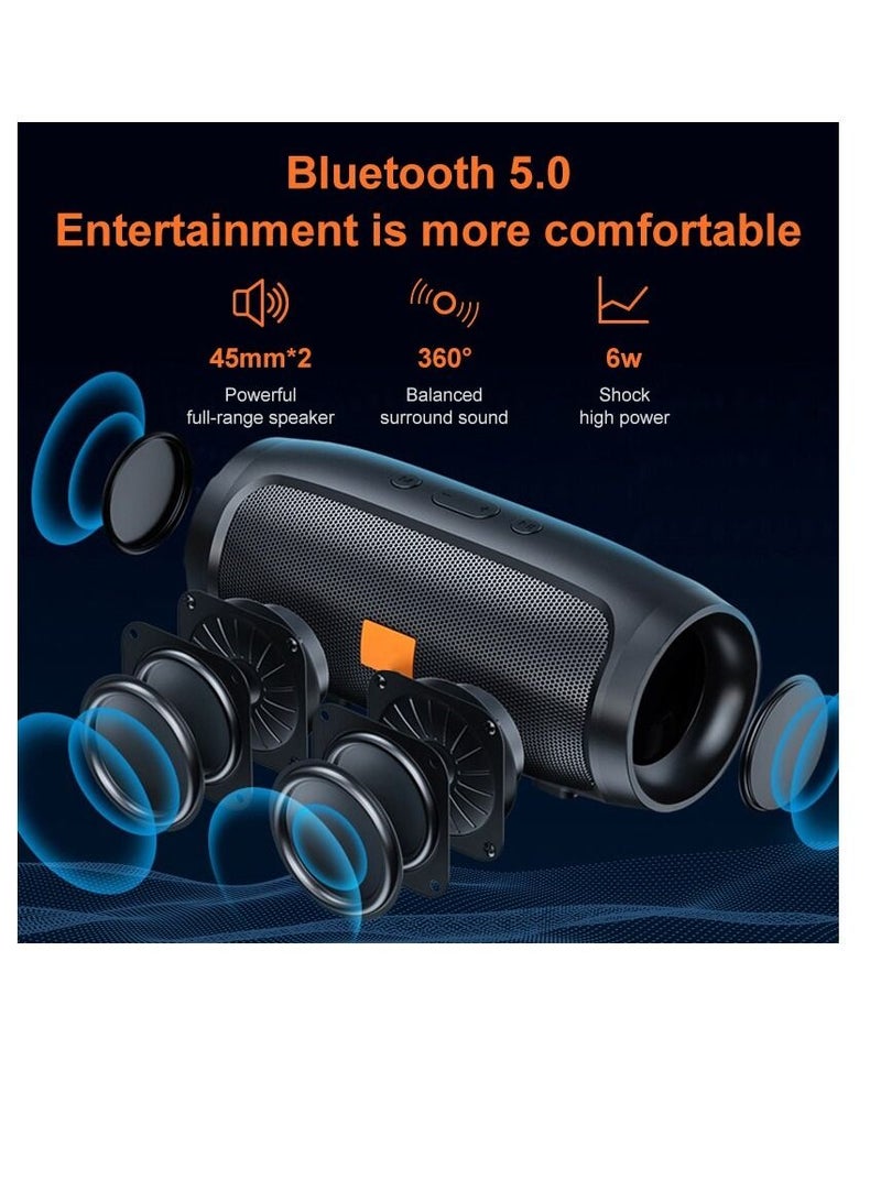 AROAQ Bluetooth Speaker Dual Speaker  Fm Voice Broadcasting Portable Subwoofer 50 Wireless Speaker - Image 3