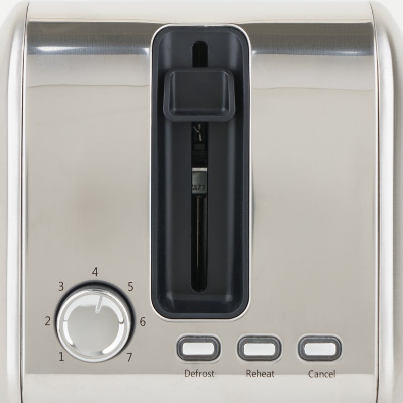 ألبرتو محمصة 4 شرائح فتحات طويلة ستانلس ستيل فضي - Image 5