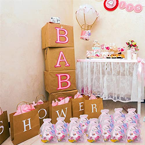 Aizhuang 50 Set Baby Shower Return Favor Elephant Keychains for Elephant Theme Party Favor Boys Girls Birthday Party Supplies - Image 4