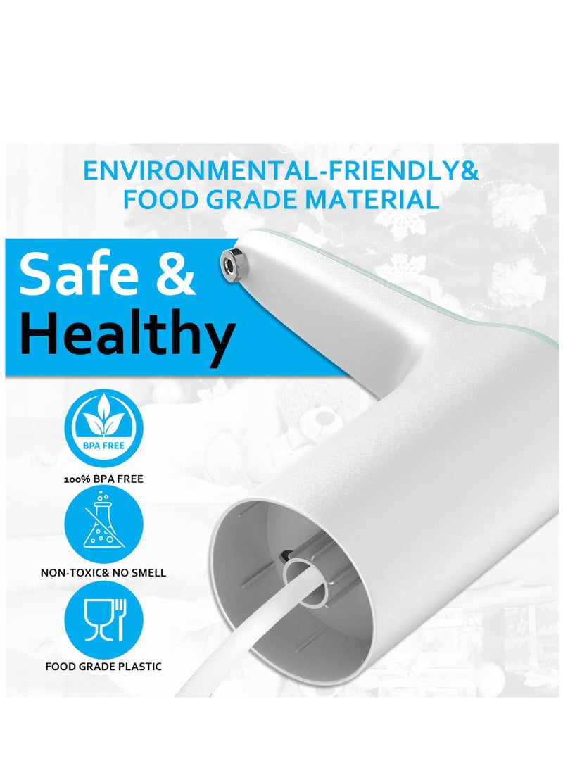 SYOSI Water Bottle Pump, USB Charging Automatic Drinking Water Pump for 1-5 Gallon Water Bottle Dispenser, Cold Water Dispenser Pump, Water Bottle Switch for Universal Bottles (Light Green)  - Image 5