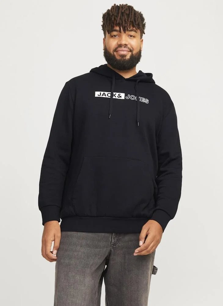JACK & JONES Plus Size Pullover Hoodie