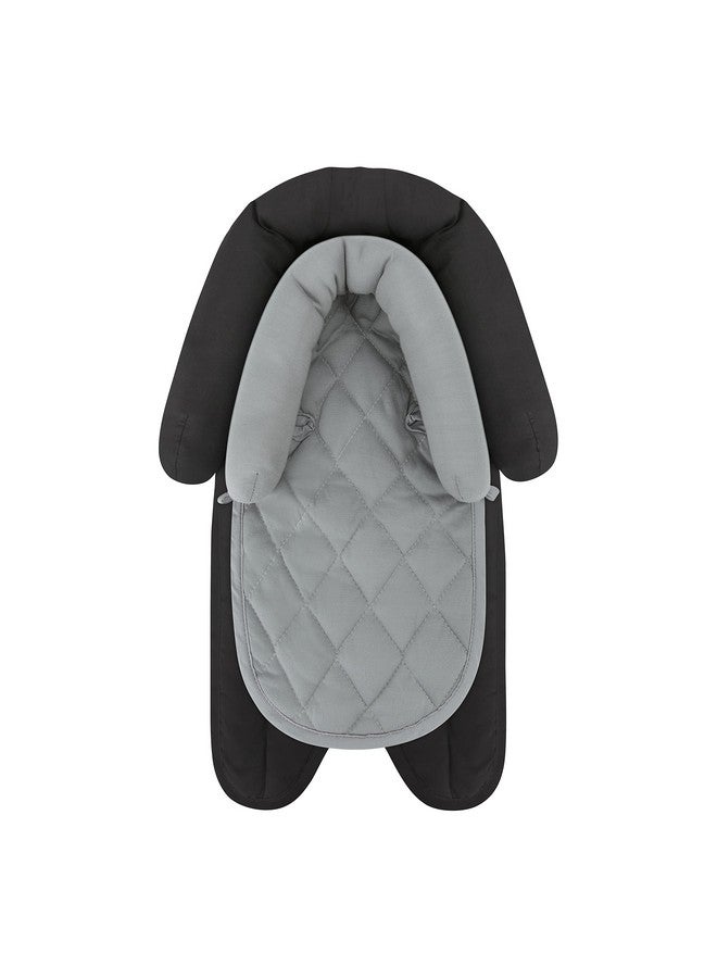 Pro Goleem Car Seat Head Support Infant Soft Infant Car Seat Insert 2 In 1 Carseat Head Support For Newborn Baby Car Seat Cushion Perfect For Car Seat Stroller Swing Bouncer Gray And Black - Image 2