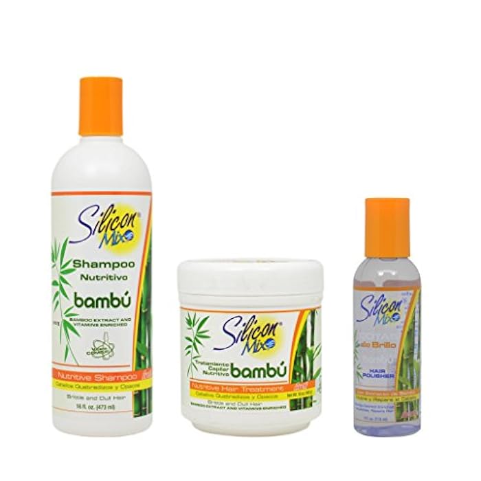 Silicon Mix Bambu Shampoo 16oz & Treatment 8oz & Polisher 4oz "Set" - Image 1