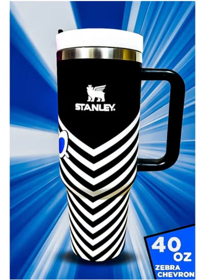 Stanley x Barbie 40oz Limited Edition Stainless Steel Tumbler – BPA Free, Eco-Friendly, Reusable Straw – Dishwasher Safe, Leakproof FlowState Lid, Double Wall Insulated – Keeps Drinks Hot 16H & Cold 24H – Slim Base Fits Most Car Cup Holders – Durable Handle for Travel, Office & Outdoor Use - Image 1