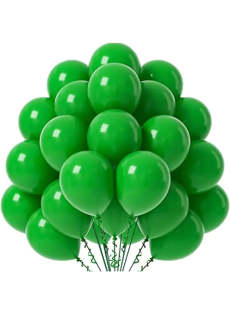 KRONFOL 50pcs green latex balloons  reusable latex balloons, suitable for birthdays, Christmas, weddings, anniversaries, engagements, New Years and other occasions, suitable for indoor/outdoor decoration, - Image 1