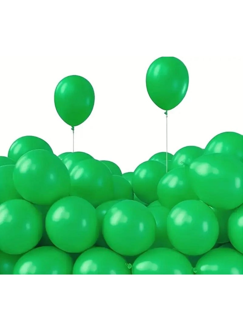 KRONFOL 50pcs green latex balloons  reusable latex balloons, suitable for birthdays, Christmas, weddings, anniversaries, engagements, New Years and other occasions, suitable for indoor/outdoor decoration, - Image 2