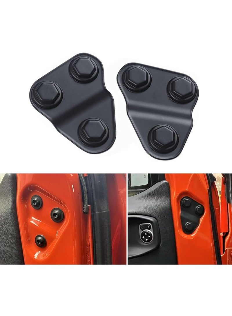 M.A&F's Compatible for Door Lock Decoration Cover Wrangler JL JLU 2018 2019 2020 2021 2022 2023 2024 2025 Sahara Sports Rubicon Gladiator JT Accessories,Door Screw Protector Cover Buckle - Image 4