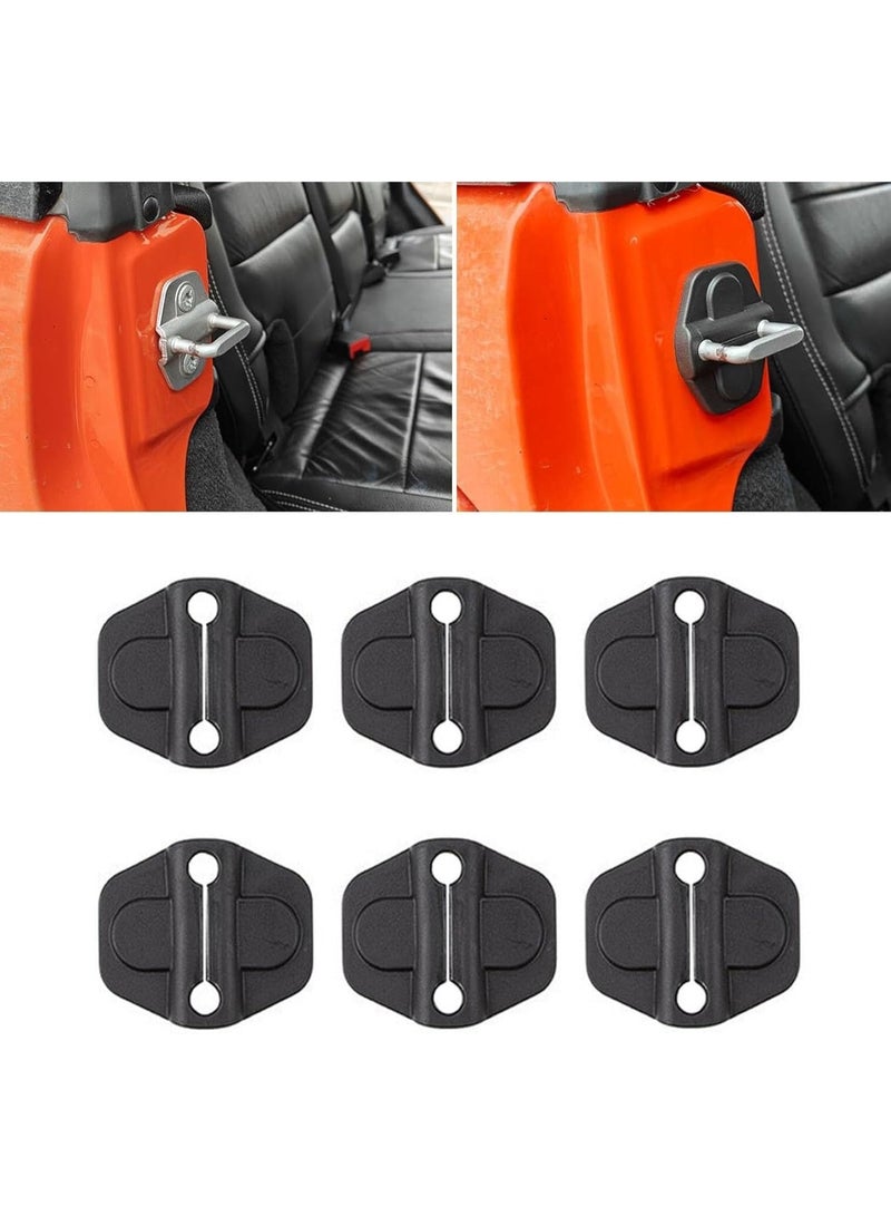 M.A&F's Compatible for Door Lock Decoration Cover Wrangler JL JLU 2018 2019 2020 2021 2022 2023 2024 2025 Sahara Sports Rubicon Gladiator JT Accessories,Door Screw Protector Cover Buckle - Image 5