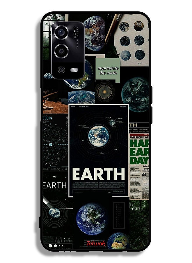 Tolwak Oppo A55 4G Protective Case Cover Earth - Image 2