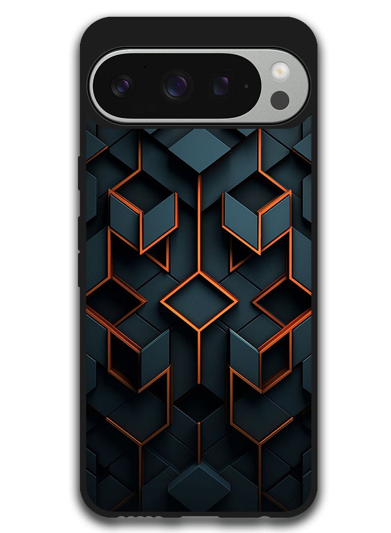 Theodor Protective Case Anti Scratch Shock Proof Bumper Cover For Google Pixel 9 Pro XL Abstract 3 - Image 1