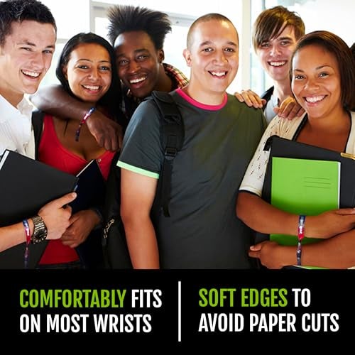 Wristco 100 WristCo Cloth Event Wristbands - Kelly Green Fabric Bracelets Wrist Bands for Concerts Festival Admission Party 13 ½” x ½” - Image 5