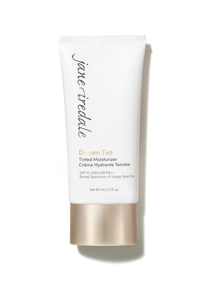 Jane Iredale jane iredale Dream Tint, Lightweight Tinted Moisturizer with SPF 15, Provides Sheer Coverage, For All Skin Types, Vegan & Cruelty-Free Makeup 
