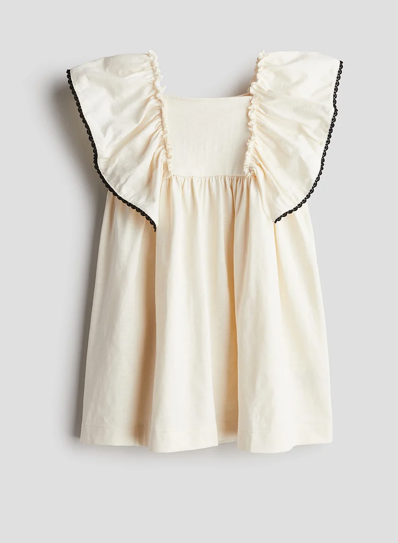 اتش اند ام Butterfly-Sleeved Jersey Dress