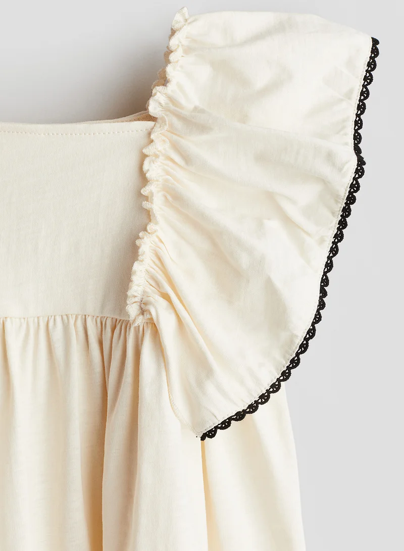 اتش اند ام Butterfly-Sleeved Jersey Dress