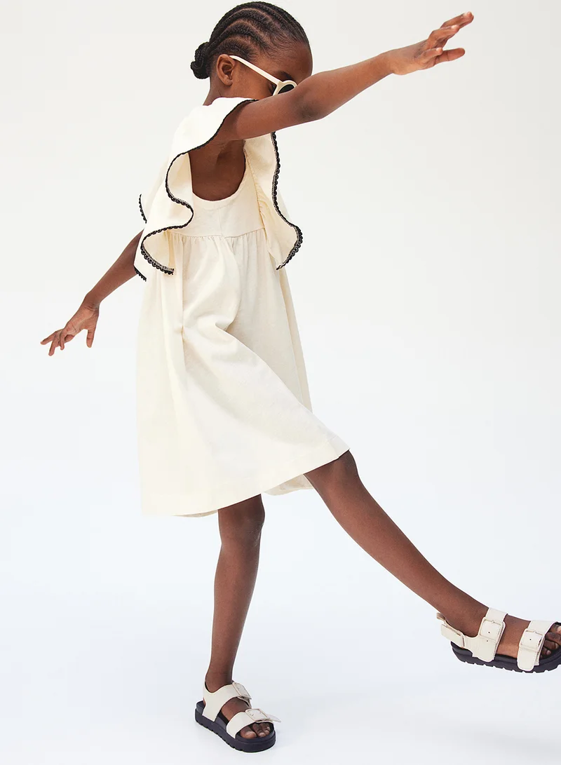 اتش اند ام Butterfly-Sleeved Jersey Dress