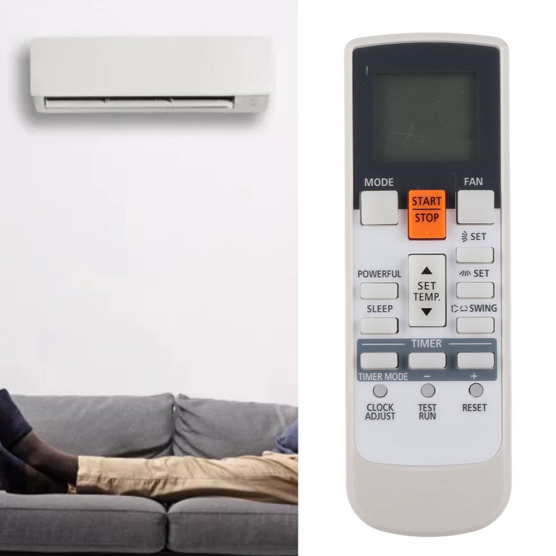 AR RAJ1E Remote Control Universal Replacement Air Conditioner Remote for AR RAH1E AR RAH2E - Image 1