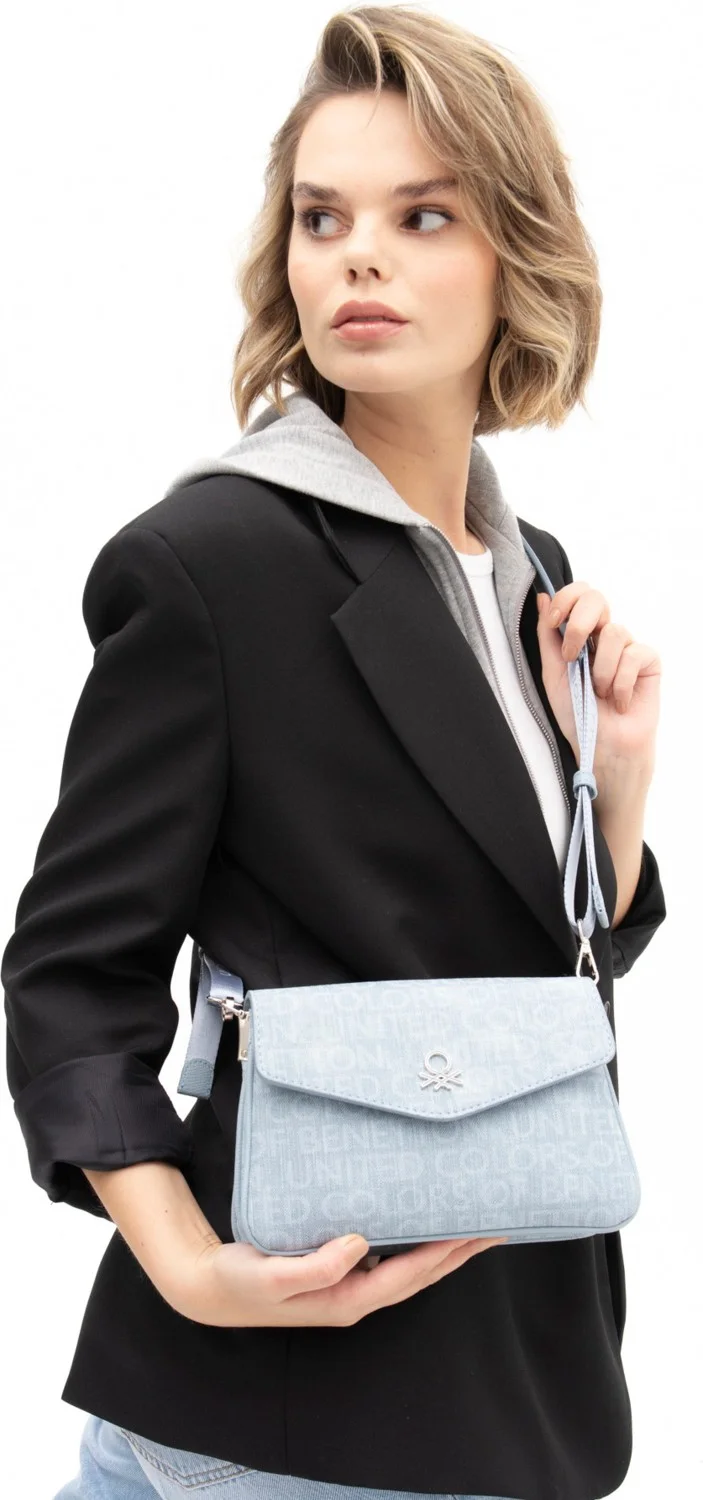 يونايتد كولورز أوف بينتيون Benetton Women's Crossbody Bag Blue BNT1289