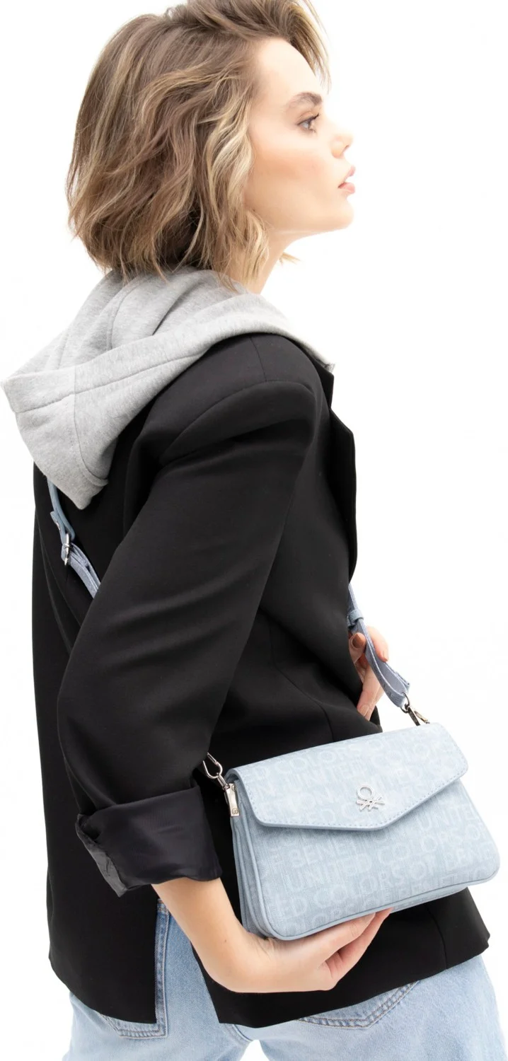يونايتد كولورز أوف بينتيون Benetton Women's Crossbody Bag Blue BNT1289