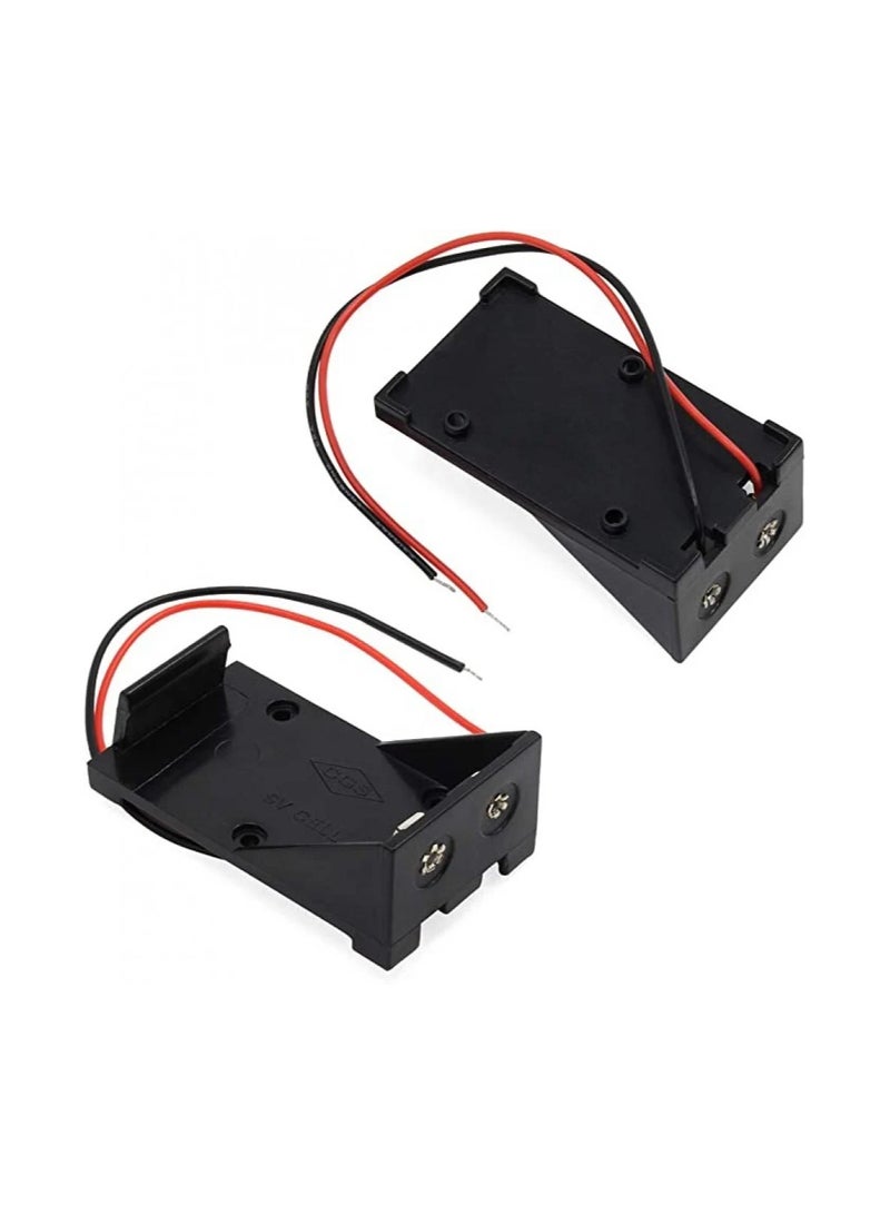 9V Battery Holder Black