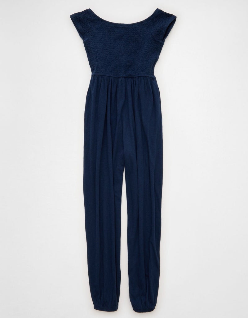 American Eagle AE Sunchaser Off-the-Shoulder Jumpsuit - Image 4