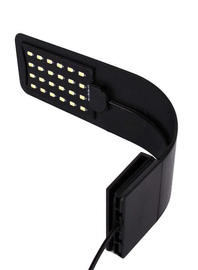 NIBEMINENT Aquarium Clip Light Black 27x10x8cm