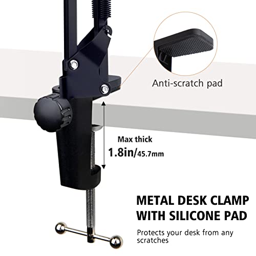 SUNMON For Elgato Wave 3 Boom Arm Microphone Stand, Professional Mic Boom Arm Mic Stand Compatible with Elgato Wave:3 USB Condenser Microphone by SUNMON - Image 4