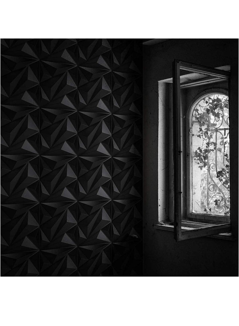 12 Pack 3D Wall Panel Diamond 3D Textured Wall Panels Diamond Design Decorative Wall Covering 30x30cm  - Image 4