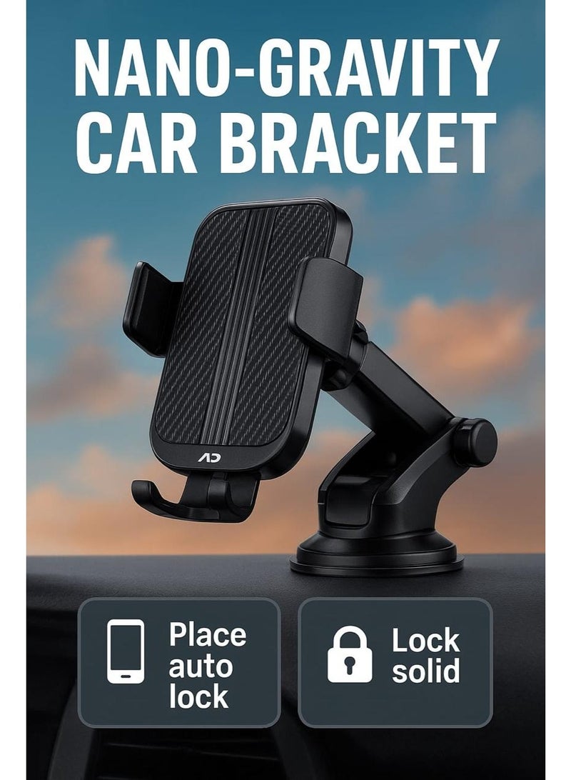 Car Mobile Holder Nano Gravity  360 Degree Rotation - Image 1