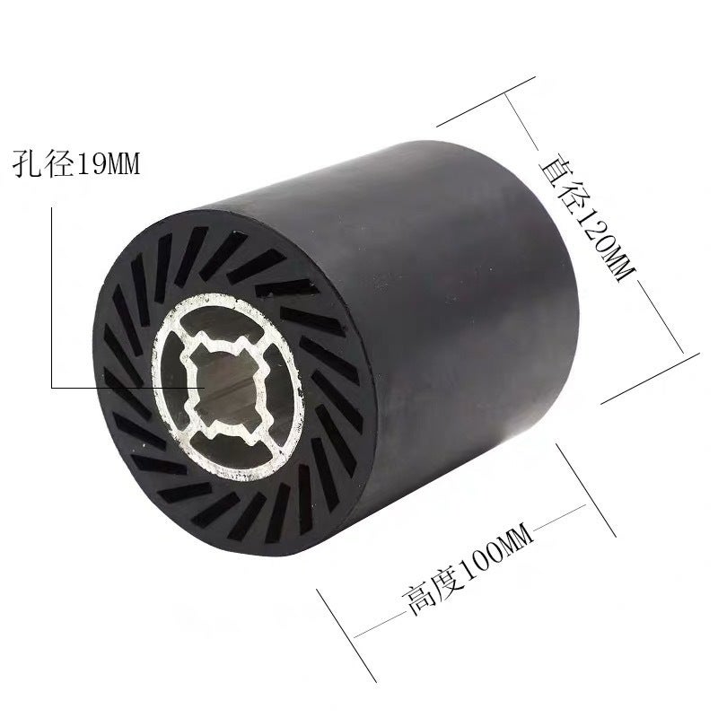 Nylon Wire Brush Wheel Metal Polishing Rubber wheel 90*100 