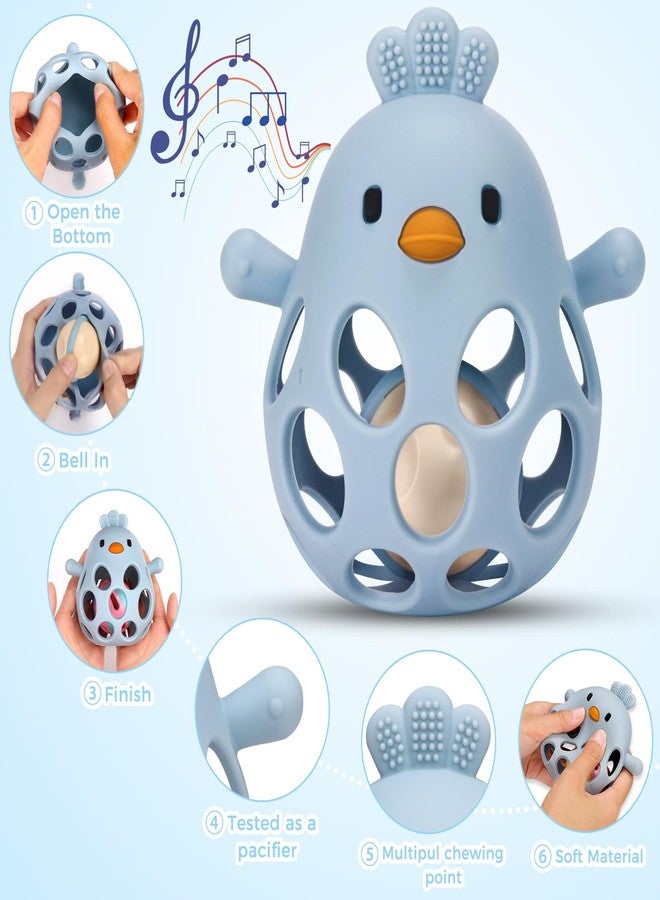 Venditer Baby Toy, 6 Months, Early Learning Toy for Babies, Baby Toy 1 Year Old Montessori Baby Games 0-6 Months Sensory Rattle 0 3 6 9 12 Months Girls Boys (Blue) - Image 2