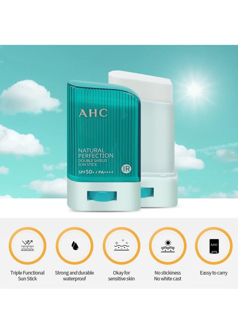 AHC AHC Natural Perfection Double Shield Sun Stick, SPF50+ PA++++ IR - 14 gm.  - Image 2