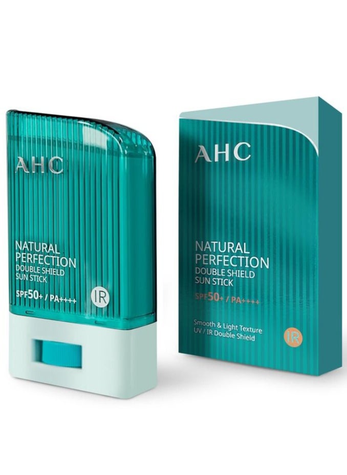 AHC AHC Natural Perfection Double Shield Sun Stick, SPF50+ PA++++ IR - 14 gm.  - Image 1