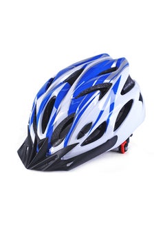 Ordinary one-piece bicycle cycling helmet for men and women mountain bike riding scooter helmet Blue and White - pzsku/Z4C44A590BC620FC5720FZ/45/_/1730313314/5d309ffb-4f84-4c81-9a9e-1587f05332a4