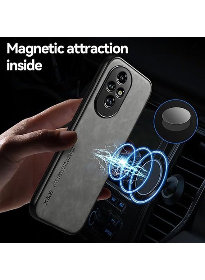 Honor 200 Pro Lamb leather phone case, skin-friendly high-quality PU leather + ultra-thin TPU, Honor 200 Pro anti-slip and shockproof phone case - Image 2