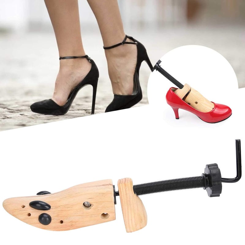 klarako Shoe Tree, Adjustable Shoes Support Stretcher Expansion Heels for Women and Men(M) - Image 1