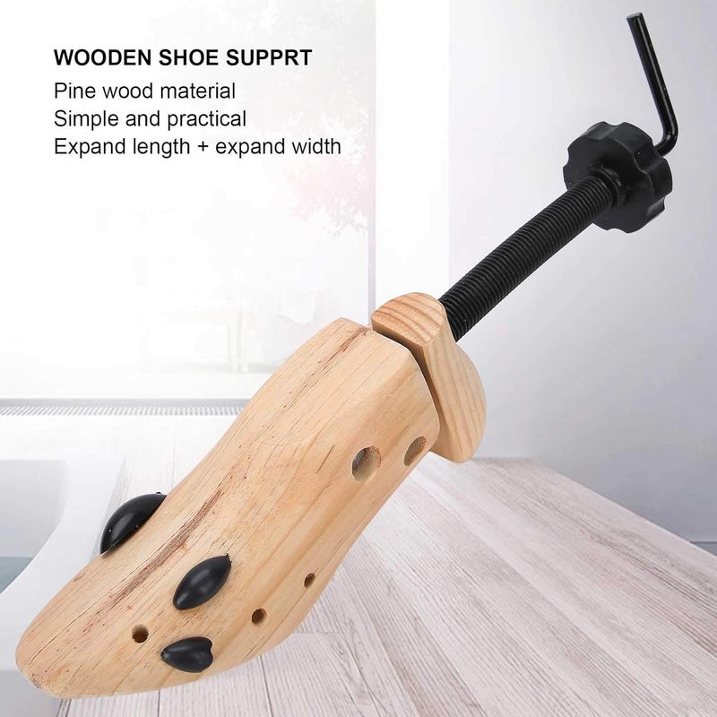 klarako Shoe Tree, Adjustable Shoes Support Stretcher Expansion Heels for Women and Men(M) - Image 2