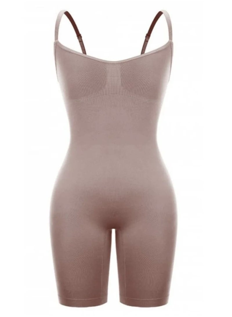 Full smooth corset high waist corset tummy slimming body corset without stitching for soft dresses and daily use - Image 1