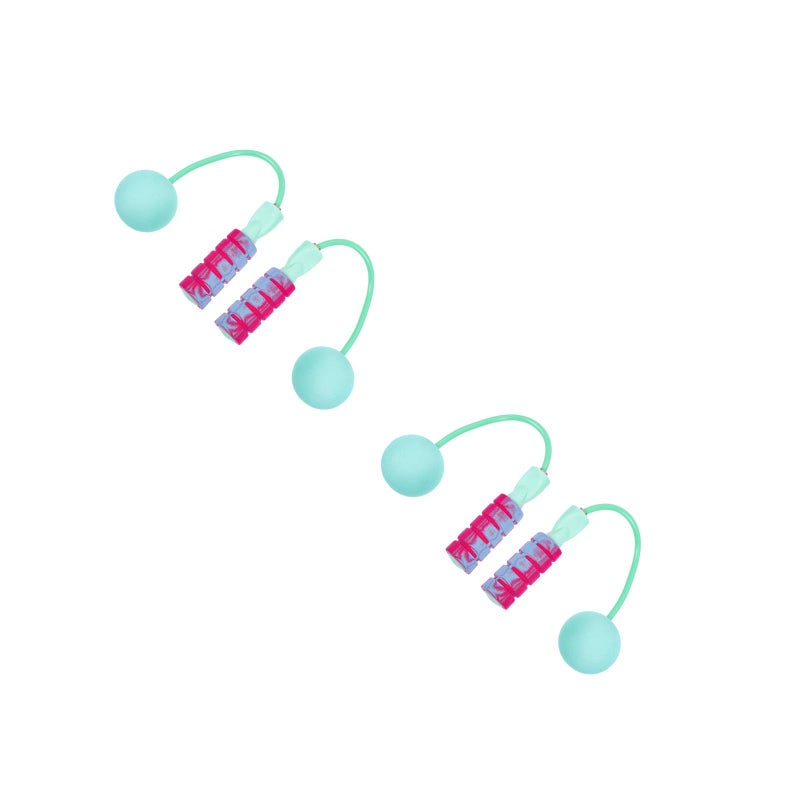 2 Pairs of Portable Cordless Jump Ropes Free for Fitness - Image 1