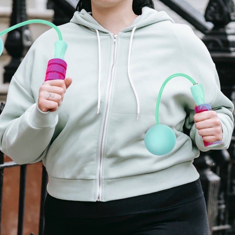 2 Pairs of Portable Cordless Jump Ropes Free for Fitness - Image 4