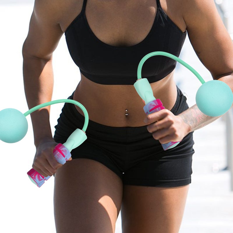 2 Pairs of Portable Cordless Jump Ropes Free for Fitness - Image 5