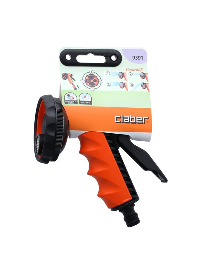 Claber Ergo Spray Pistol Black Orange - Image 3