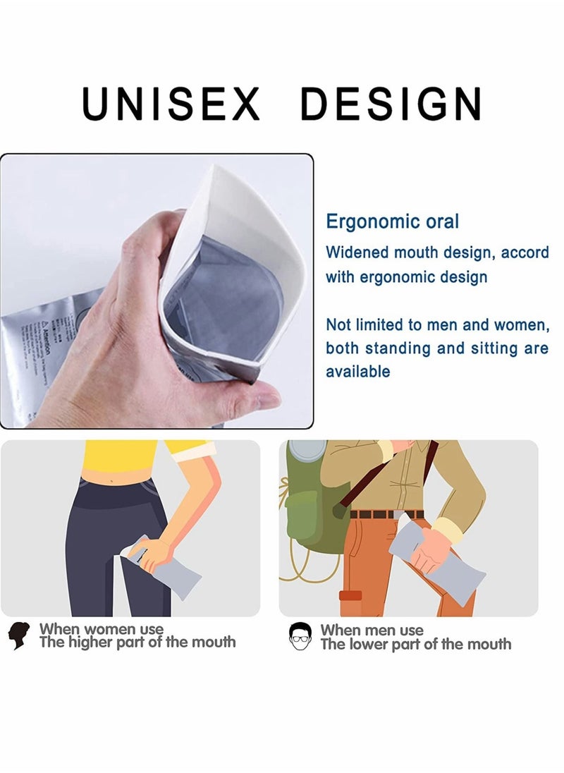 Captaintech - Disposable Urinal Bag, Portable Camping Pee Bags, Travel Pee Bags, Traffic Jam Emergency Portable Urine Bag, Vomit Bags, for Men Women Kids Children Patient 10Pack - Image 1