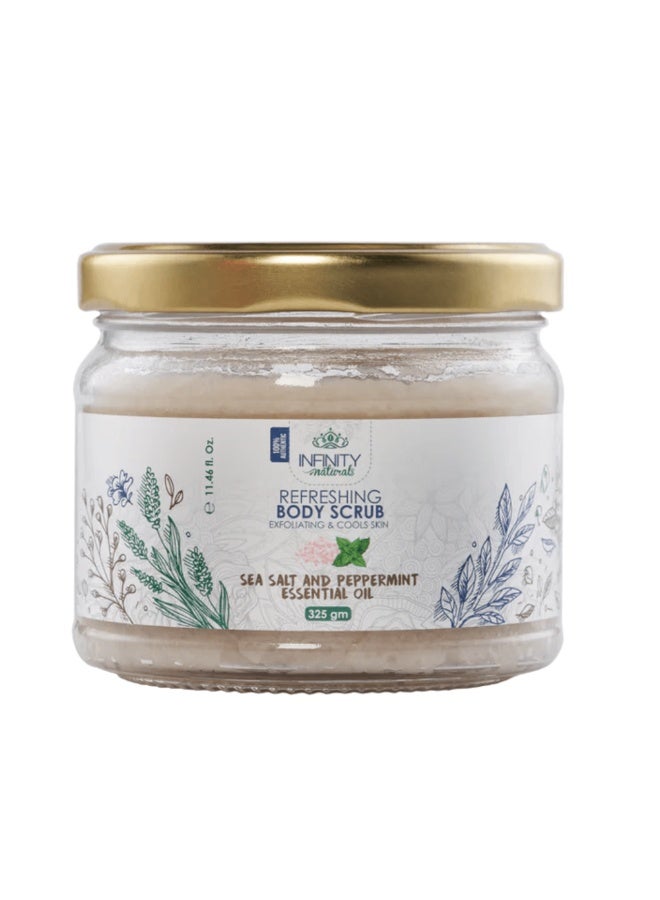 Infinity Natural Refreshing Body Scrub with Mint & Sea Salt 325g