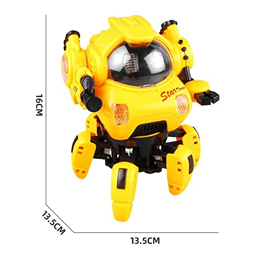 Magicwand 6 Legged Dancing & Walking Star Trooper Rotating Robot for Kids with Light & Sound【Colors as Per Stock】【Pack of 1】 - Image 3
